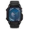 Etui z paskiem Spigen Rugged Armor Pro do Apple Watch 10 / 11 (42 mm) – Czarny Matowy (Matte Black)
